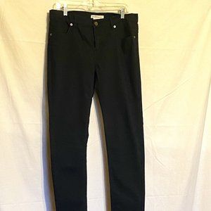 BCBGeneration ~Black Skinny Cotton Blend Stretchy 5 Pockets Jeans/Pants ~Size 12